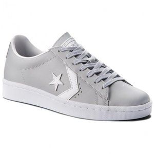 NIB Converse Pro Leather 76 Ox Wolf Grey/White/White 158089C US Mens 13